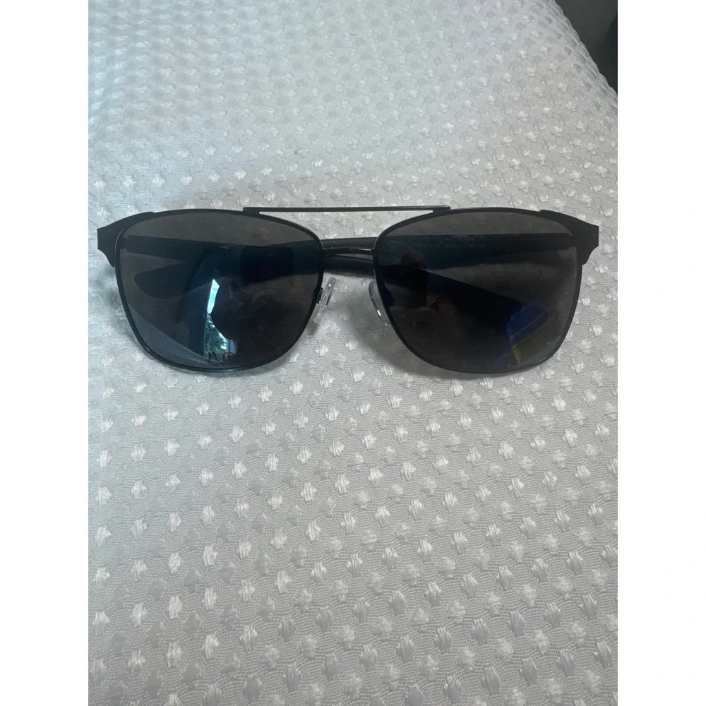 Impressions Sunglasses Mens One Size Black Excellent Aviator Double Bridge